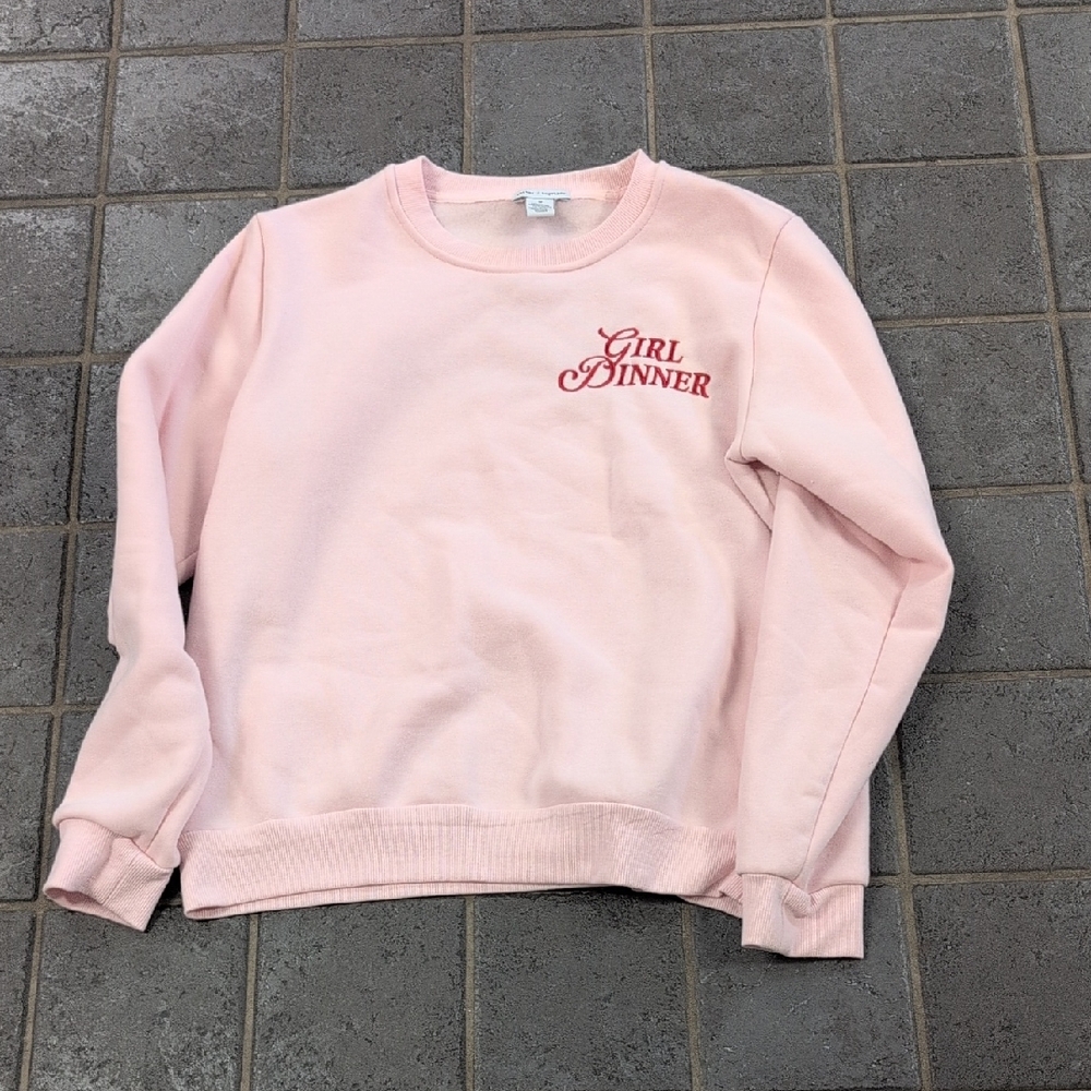 Cute "Girl Dinner" Sweatshirt